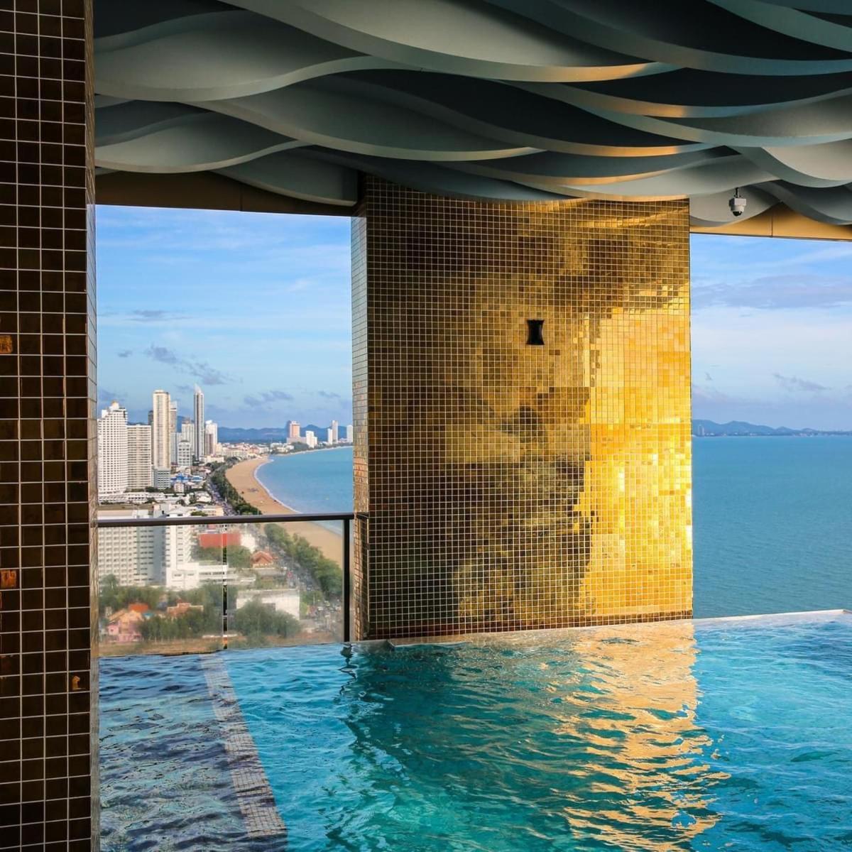 Sea View 5 Star Facilities Luxury Stay At Pattaya 乔木提恩海滩 外观 照片